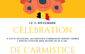 Te Deum de l’Armistice – 11 novembre à Houyet- – Fermeture de l’Administration