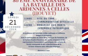 80ème anniversaire de la Bataille des Ardennes à Celles